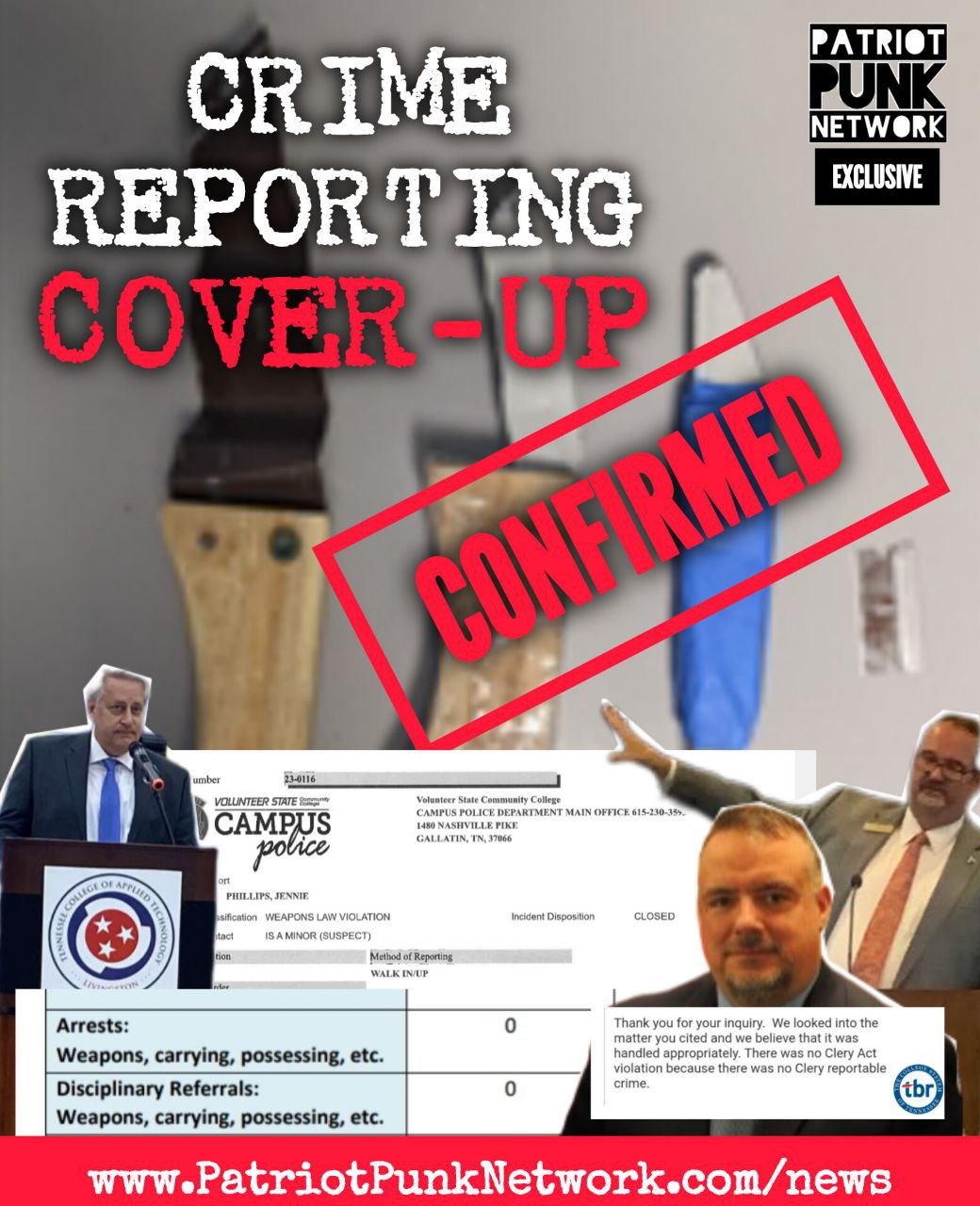 COVER-UP CONFIRMED