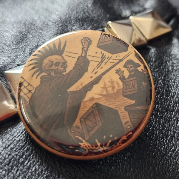 Tea Party Patriot Punk Pin - Image 2