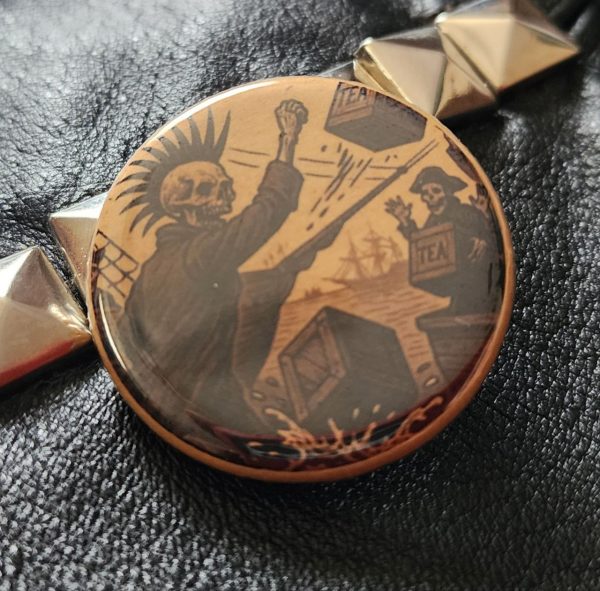 Tea Party Patriot Punk Pin - Image 3