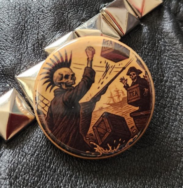 Tea Party Patriot Punk Pin
