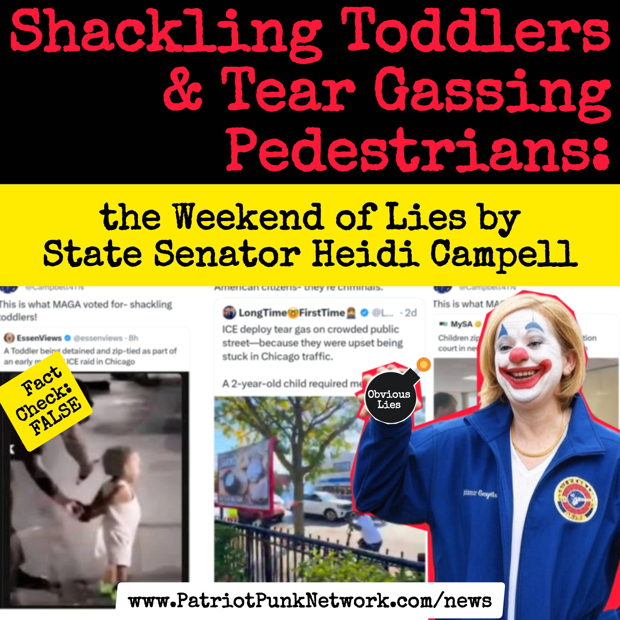 Shackling Toddlers & Tear Gassing Pedestrians